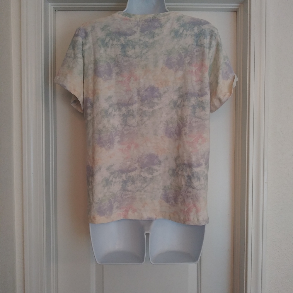 RAILS CARA COTTON TEE RAINBOW TIE DYE - Picture 7 of 10
